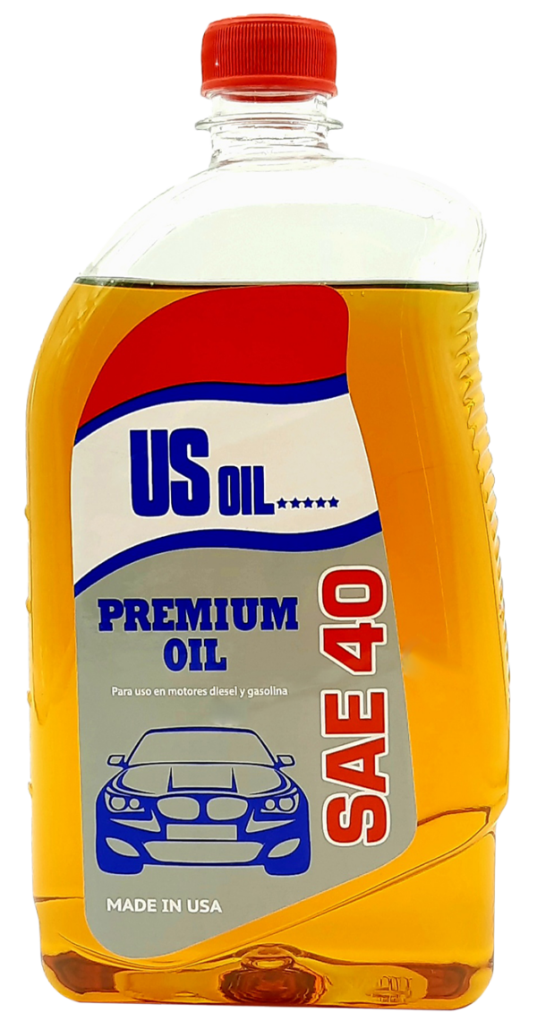 US OIL SAE 40 TRANSPARENTE